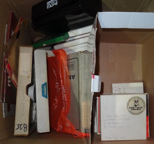 Memorabilia interest; Mick Cox, a large collection of tape reel studio recordings and pre-release vinyl records. (qty) S4