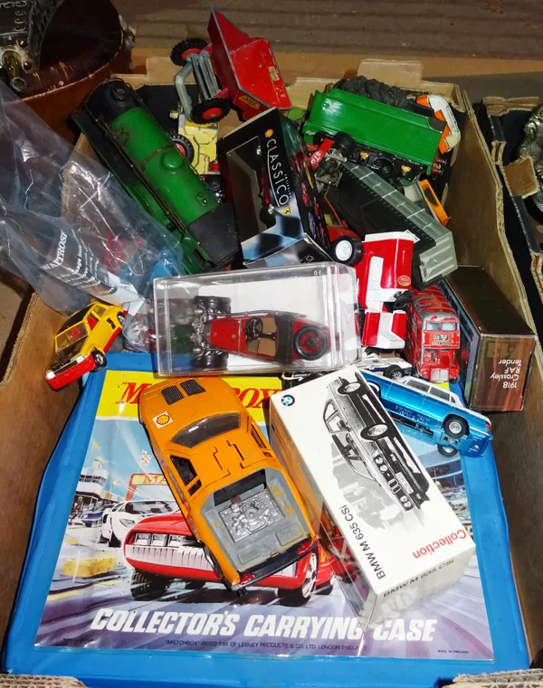 Toys, comprising, a quantity of die-cast vehicles, Burago, Matchbox, Corgi, Batmobile and others. (qty) S3