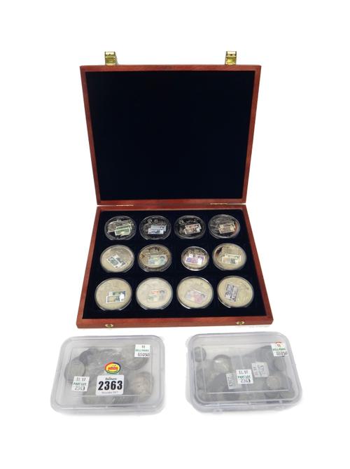 British pre-decimal coinage, comprising; pre 1920 issues, including; a Victoria old head crown 1900 and a Victoria Jubilee head double florin 1889, to