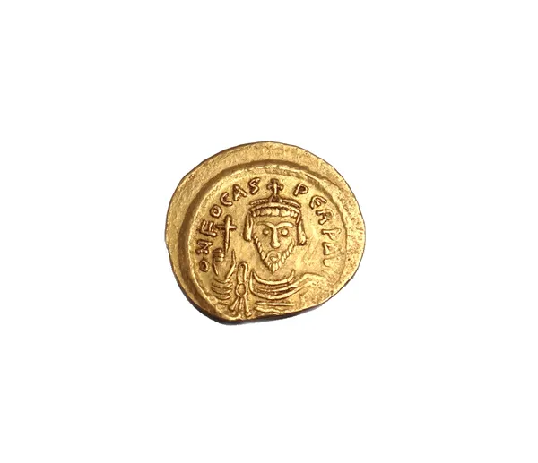 A Byzantine Empire Phocas AD 602-610, gold solidus, Constantinople Mint. Illustrated