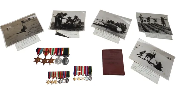 Five Second World War and later medals to D.C.Goodacre, comprising; The 1939-45 Star, The Africa Star, with bar 8th Army, The Italy Star, The 1939-45
