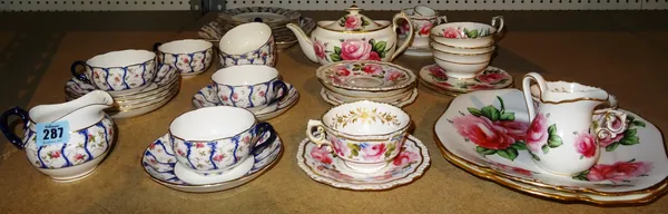 Ceramics, including; a Coalport tea set and a T. Goode tea set. (qty) S4