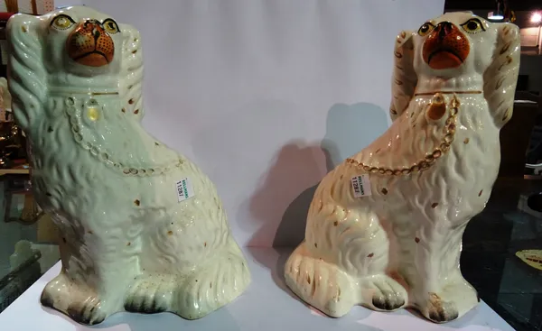 Ceramics,  comprising; Hummel figures, Staffordshire dogs, a Belleek vase, vases and sundry, (qty). S2/CAB