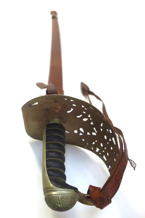 A Victorian Bengal Cavalry officer's sword, by Henry Wilkinson, with slightly curved engraved steel blade (89cm) detailed 'Bengal Cavalry', with 'VR'