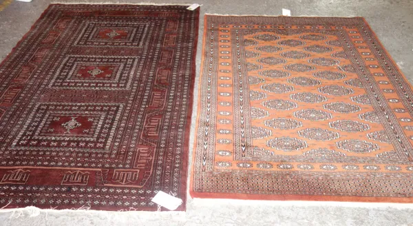 Two Pakistan rugs, 197cm x 124cm and 174cm x 124cm, (2).  K9 AND I9