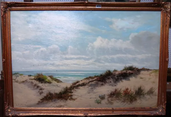 Daniel Sherrin (1868-1940), View over the dunes, oil on canvas, signed, 60cm x 90cm.
