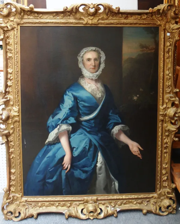 Joseph Highmore (1692-1780), Portrait of a lady, traditionally identified as Grace Loftus, oil on canvas, 123cm x 97cm.