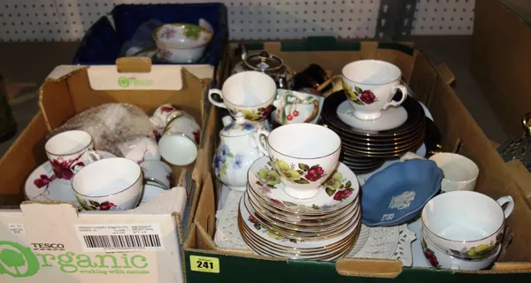 Ceramics, including; mainly early 20th century part tea sets, Gainsborough and others, (qty).  S1M