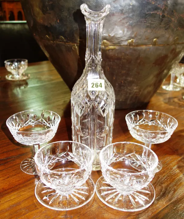 Glassware, comprising; a quantity of 20th century Waterford drinking glasses, decanters and sundry, (qty).   S2B
