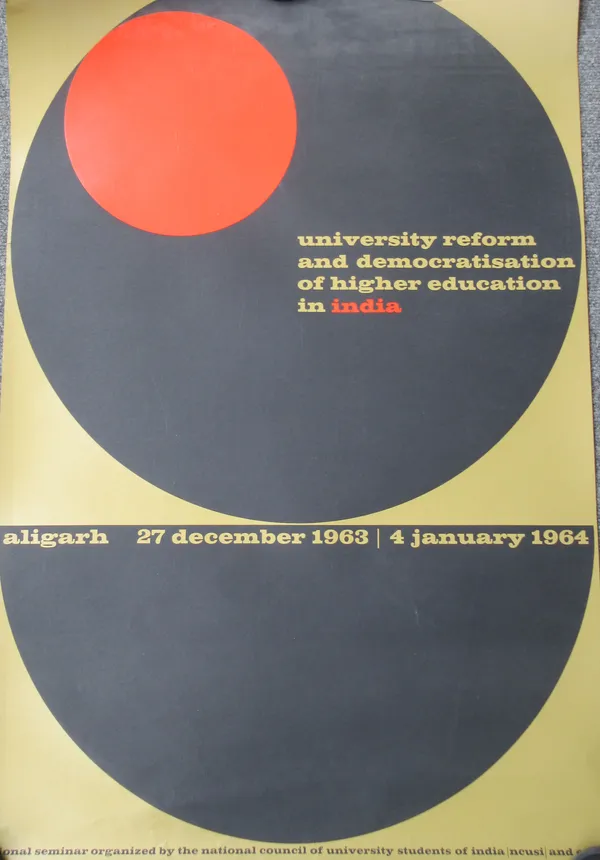 A collection of eight 'Ralyeh' posters, circa 1965, each advertising international university reform and associated events, (8).