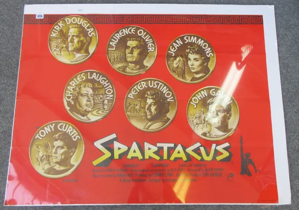Spartacus - original film poster, c.1960, Universal International, 101cm x 76cm.
