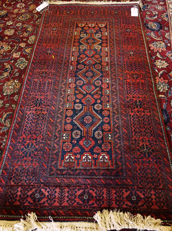 A Baluchistan rug, 183cm x 91cm.    B9
