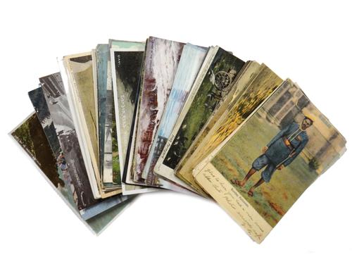 POSTCARDS - Great Britain, with a few foreign; approx. 300.