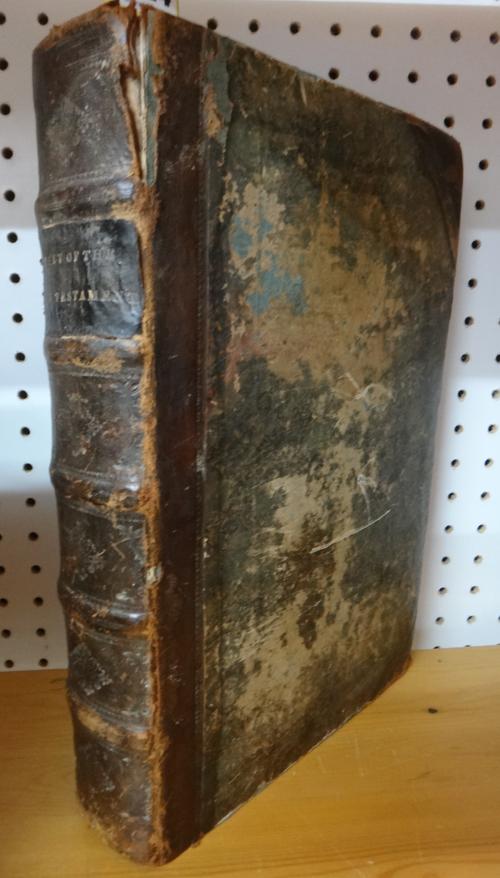 BIBLE - The Text of the New Testament of Jesus Christ. Translated out of the vulgar Latine by the Papists of the Traiterous Seminarie at Rhemes  . . .