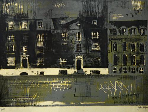 John Piper (1903-1992), Westminster II, lithograph, signed and numbered 55/100, 42.5cm x 58cm. DDS  Illustrated