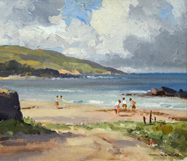 Maurice Canning Wilks (1910-1984), Cushendon Bay, Co. Antrim, oil on canvasboard, signed, 30cm x 35cm. DDS  Illustrated
