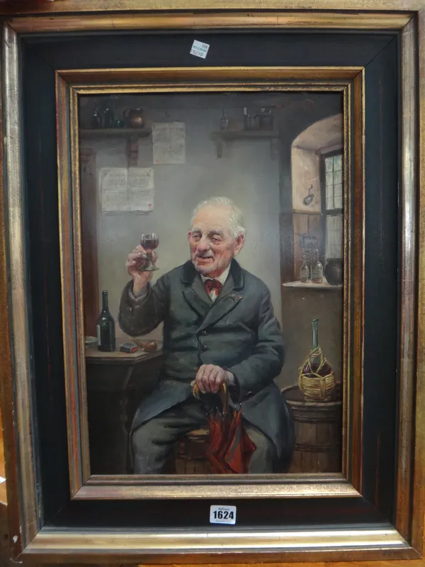 G Marchetti (late 19th/early 20th century), A good vintage, oil on panel, signed, 46cm by 30.5cm.
