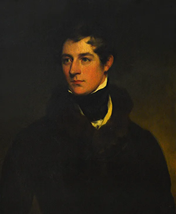 After William Robinson, Portrait of William Willoughby, 3rd Earl of Enniskillen, oil on canvas, 74cm x 62cm.  Illustrated