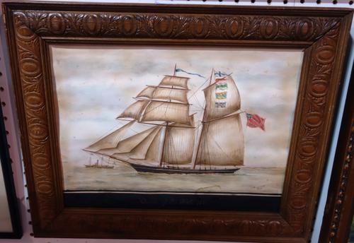 Manner of Adolphe-Théodore Brongniart, Queen of the West 1896, pen, ink and watercolour, bears a signature, 29cm x 39cm.    C1