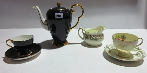Ceramics, including a Royal Grafton six cup tea set, a part Vale tea set and a part Foley tea set (qty).S5T