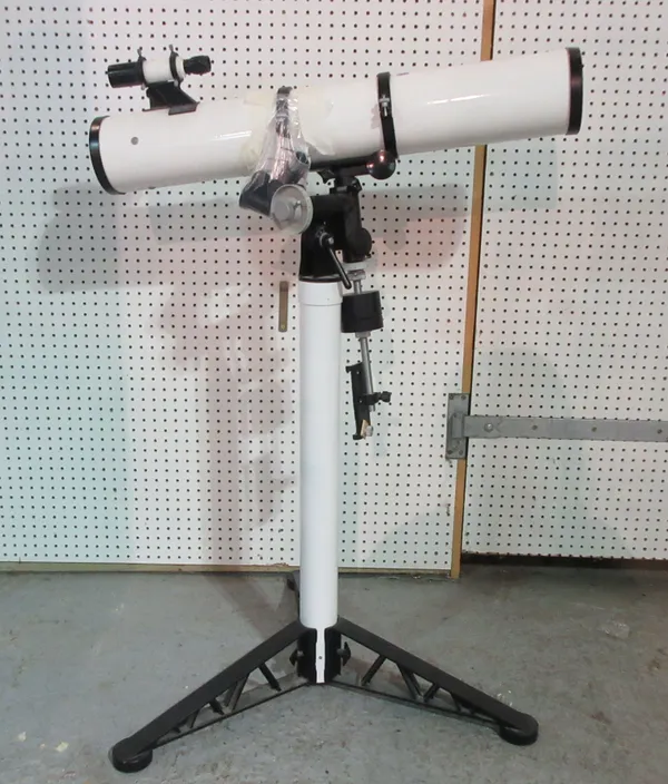 A 20th century Celestial telescope, on stand.  H8
