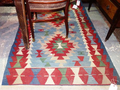 A South Persian gelim rug. H7