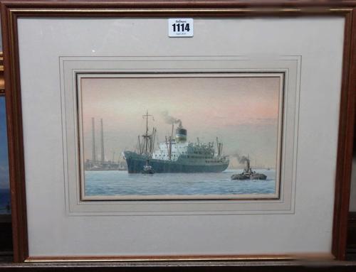 Charles P. H. Gardner (20th century), City of Quebec, watercolour, signed and dated 1990, 15.5cm x 25cm. DDS