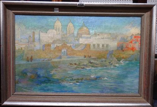 Daniel Pender-Davidson (1855-1933), 'Tawny - Cadiz'; 'Prelude,  the first oil on board, the second oil on canvas, the first signed, inscribed and date