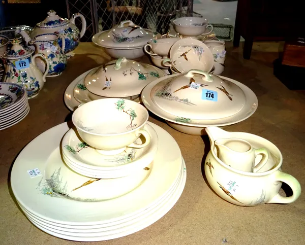 A Royal Doulton part dinner and tea service, in the Coppice design, (qty).   S2M