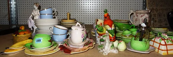 Ceramics, comprising; a large quantity of mixed dinner and tea wares, mainly Carlton ware, (qty).   S4T