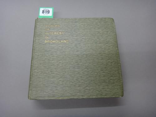 NORFOLK - 'Places of Interest in Broadland' (as lettered on upper cover); approx. 370 ms. pages & some 45 full-page pen & ink illus. (some coloured),