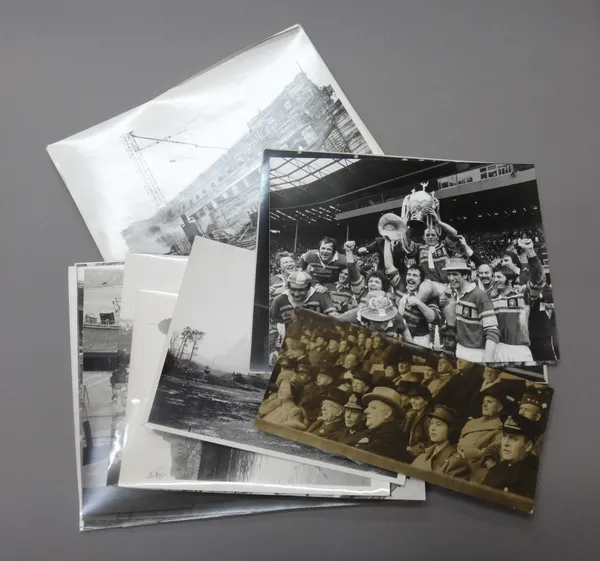 WEMBLEY - a small miscellany, including a press cuttings book, & others of football interest.