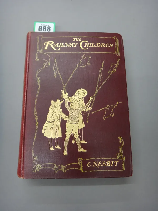 NESBIT (E.)  The Railway Children. First Edition. pictorial title & 19 (ex 20) plates (by C. E. Brock), half title, 10pp. author's / publisher's adver