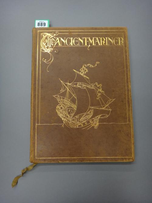 COLERIDGE (S.T.)  The Rime of the Ancient Mariner  . . .  presented by Willy Pogany. Limited Edition. coloured pictorial & decorated title, 20 coloure