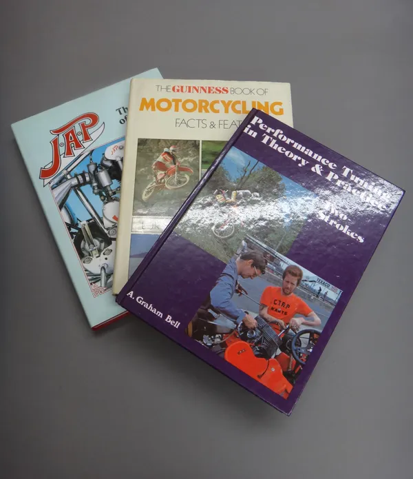 CLEW (J.)  J.A.P. The End of an Era. First Edition. illus. throughout, d/wrapper. 1988; together with some others on motorcycling.