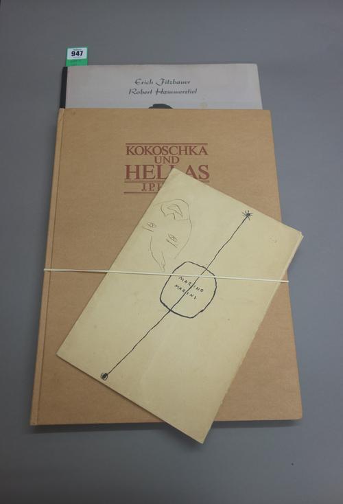 CESETTI (G.)  Disegni di Marino (Marini). Limited Edition. title, 8 plates & limitation leaf loose within pictorial wrappers, 8vo. Venice, 1939;  FITZ