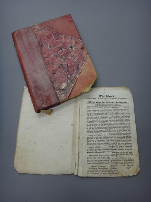 SUFFOLK - The Rook, or Coulsey Wood Ornithology Gazette of Weekly News, Art, Literature, Fashion etc. no. 1 Saturday, November 20, MDCCCXIX (1819)  .