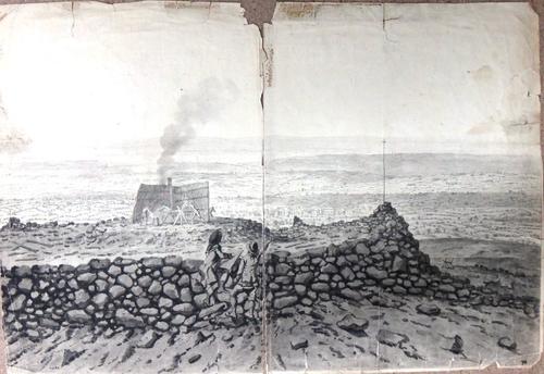 A group of eight 18th and early 19th century watercolour landscapes, all unframed, various sizes.(8)