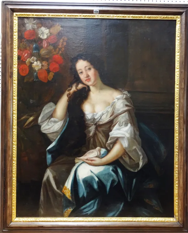 Circle of William Wissing, Portrait of a lady, said to be Lucy Walters, Mistress of Charles II, oil on canvas, 124cm x 99cm.  Illustrated