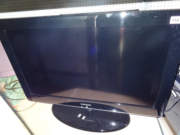 A Samsung flat screen TV.   S4B