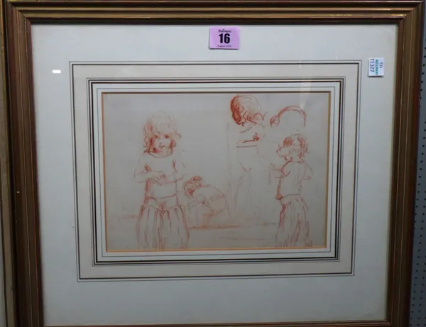 A group of four 19th and 20th century figurative drawings.(4)  M1