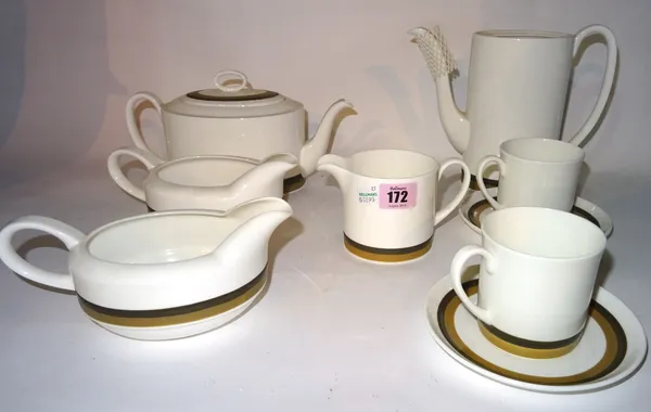 Wedgwood, Susie Cooper, Everglade pattern a part dinner service, (qty).   S3B