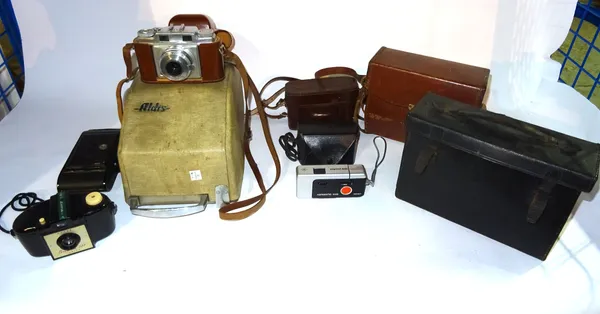 A quantity of photographic equipment, cameras and sundry.   S2B