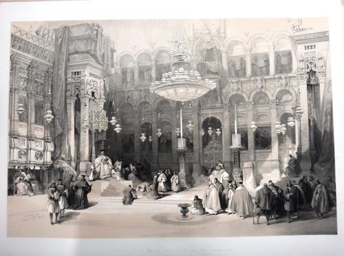 After David Roberts; Church of the Annunciation; Mount Calvary; Chapel of the Convent of St Catharine on Mount Sinai; Church of St Helena, Bethlehem;