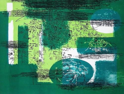 John Piper (1903-1992), Ironbridge, colour lithograph, signed and numbered 65/75, unframed, 59cm x 82cm. DDS