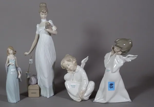 Four Lladro porcelain figures, the tallest 35cm high, (4).   S3T