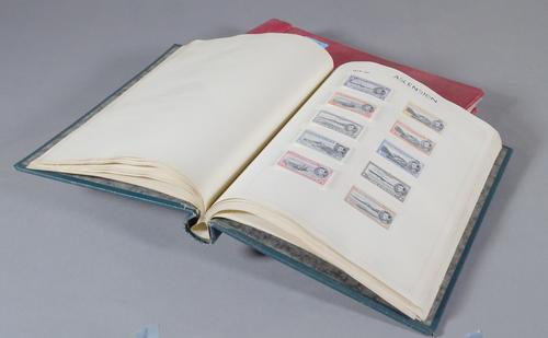 Stamps, comprising; two albums mainly 20th century British colonies, (qty).   CAB