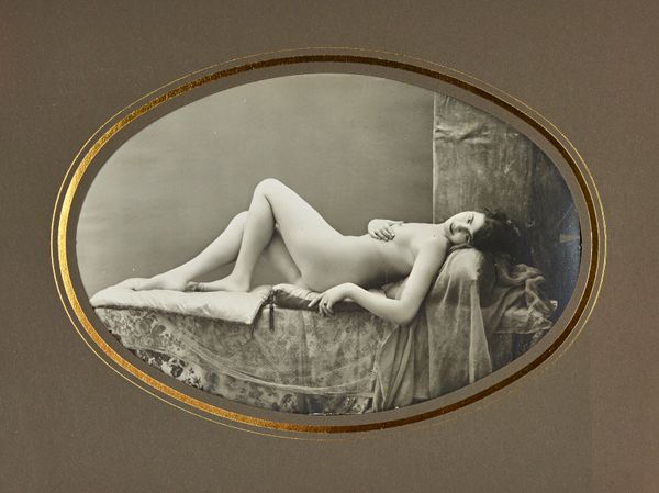 ANON:  Madame Virginie M. Morron, ca. 1900s.two gelatin silver prints, within modern mounts, the images 11.2cm x 16.5cm, unframed.  (2)