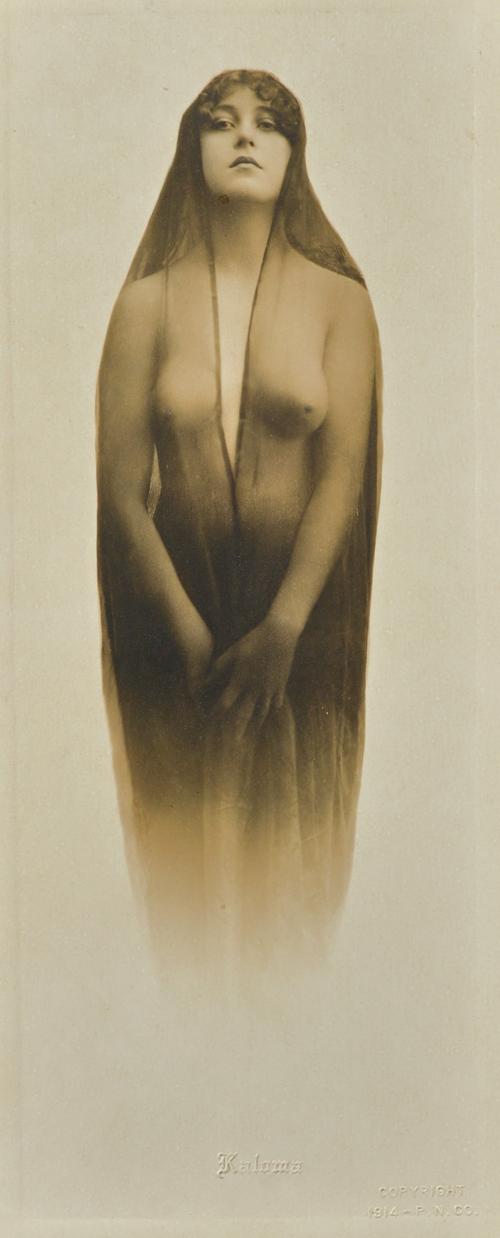 ANON: (American photographer)    'Kaloma'.  gelatin silver print, titled and mounted, ca. 1881, printed later by P.N. Co., 1914, often speculated to b