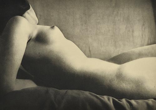 BRASSAI  (1899 - 1984)    Nude Studies, ca. 1936.  two photogravure prints, mounted within cream boards, 'Photo Brassai' printed on versos, 24.5cm x 3